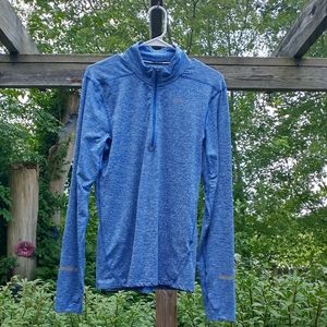 Women's Petite Blue Nike Dri-Fit Running Jacket